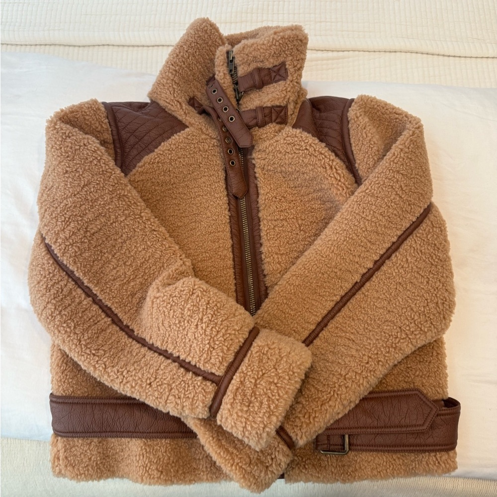 DH New York Sherpa Brown Jacket